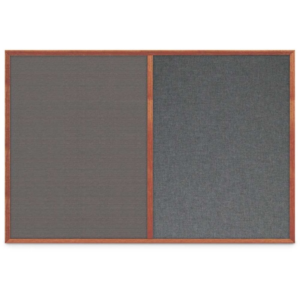 Slim Style Indoor Enclosed Corkboard, 30